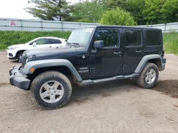  Salvage Jeep Wrangler