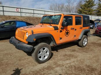  Salvage Jeep Wrangler