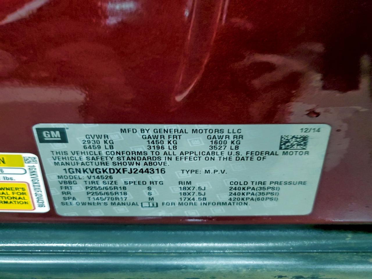 Chevrolet Traverse Lt Image 10