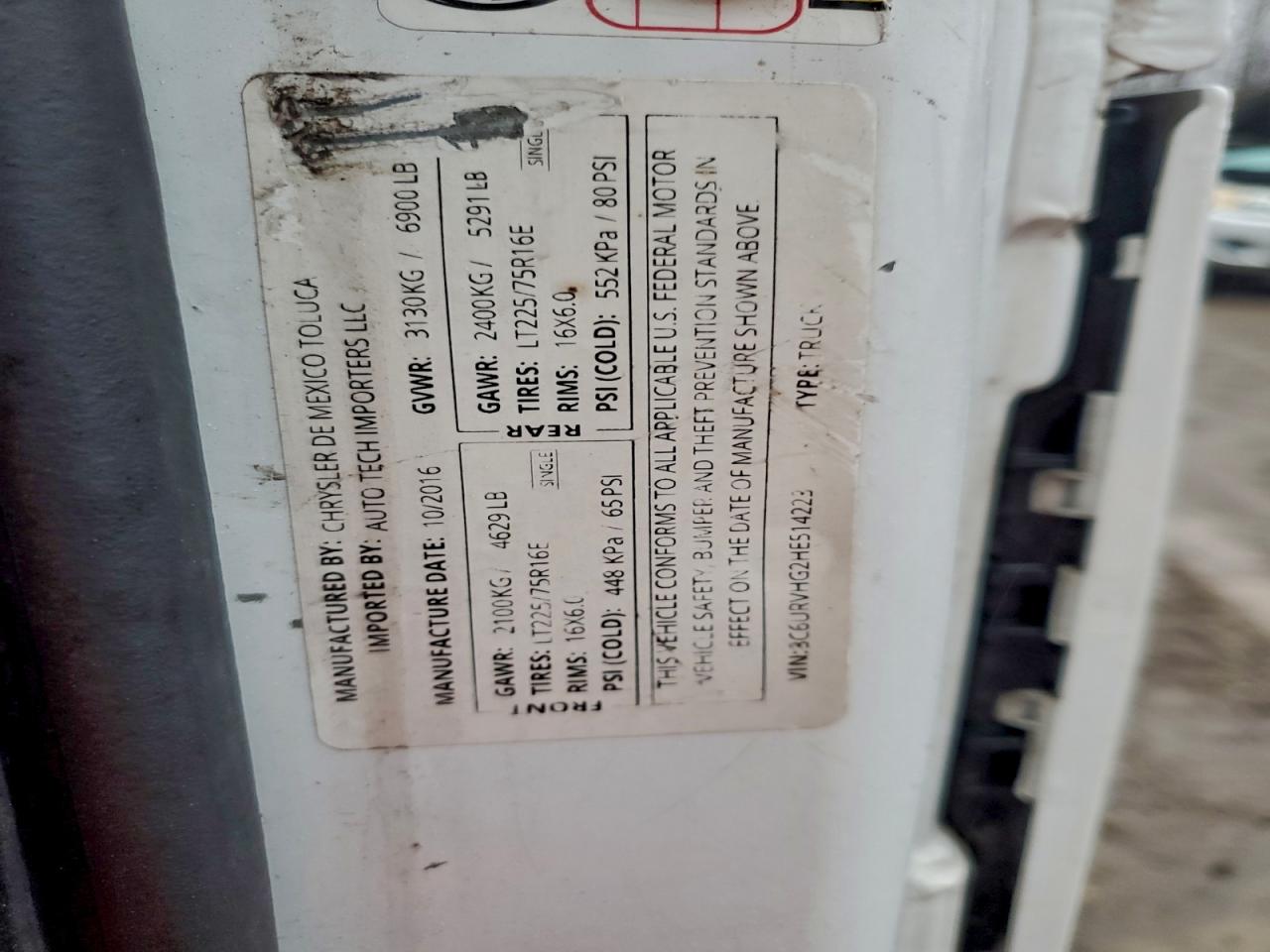 Ram Promaster 3500 High Image 12