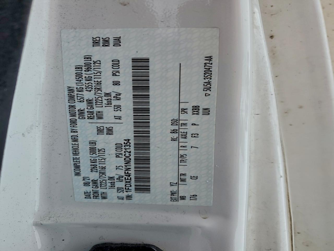 Ford E-450 E450 Super Duty Cutaway Van Image 13