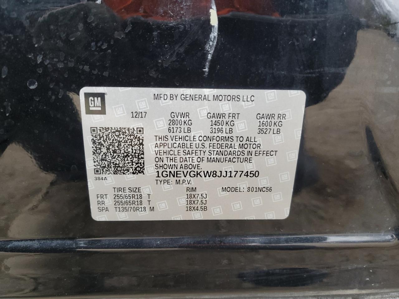 Chevrolet Traverse Lt Image 12