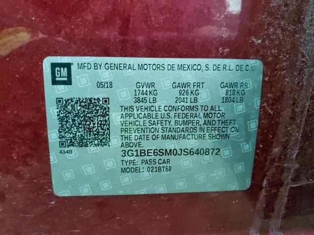 Chevrolet Cruze Lt Image 9