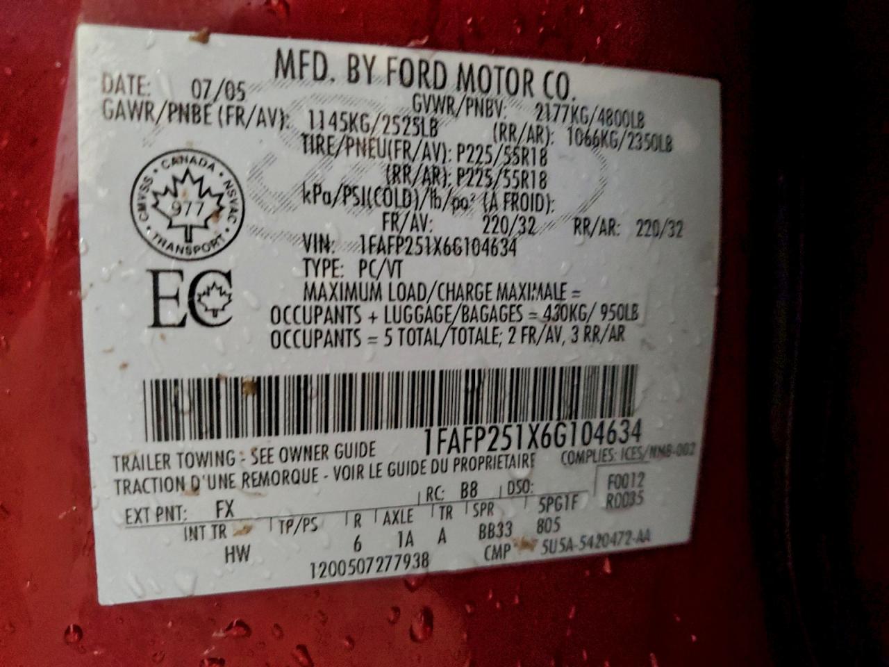 Ford 500 Limited Image 8