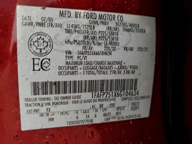 Ford 500 Limited Image 8