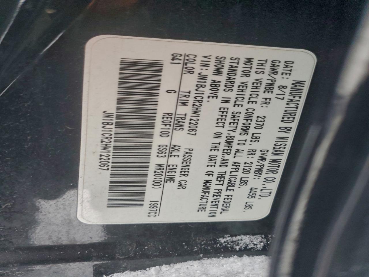 Nissan Rogue S Image 14