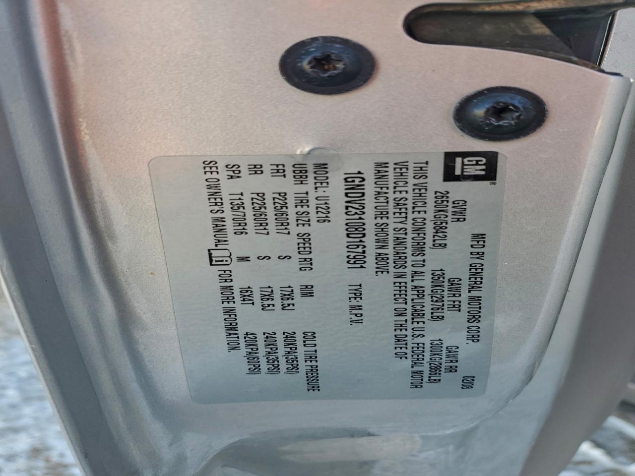 Chevrolet Uplander Ls Image 5