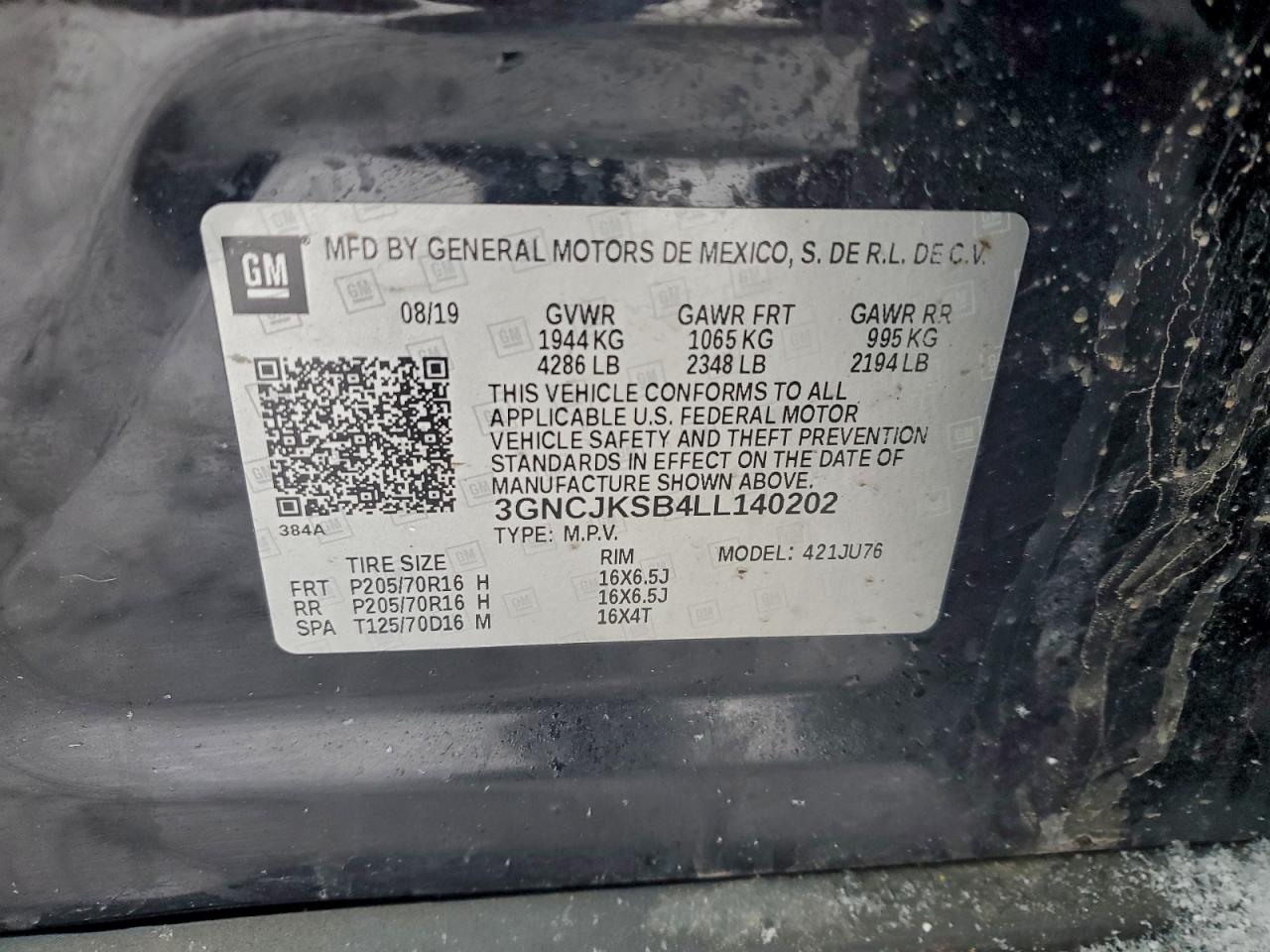 Chevrolet Trax Ls Image 2